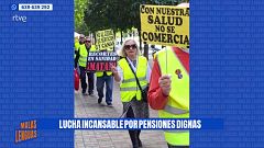 Yayoflautas, una lucha incansable por las pensiones dignas.