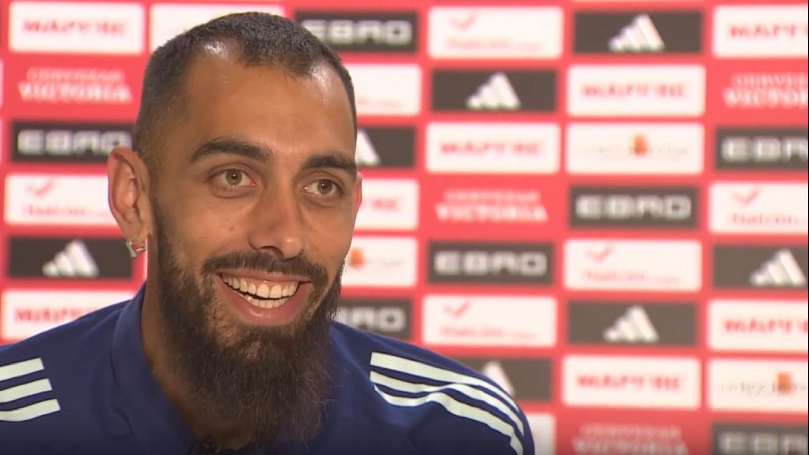 Borja Iglesias, en RTVE: "Respecto a la situación que pasó, creo que se tomaron medidas" - Fútbol | Ver