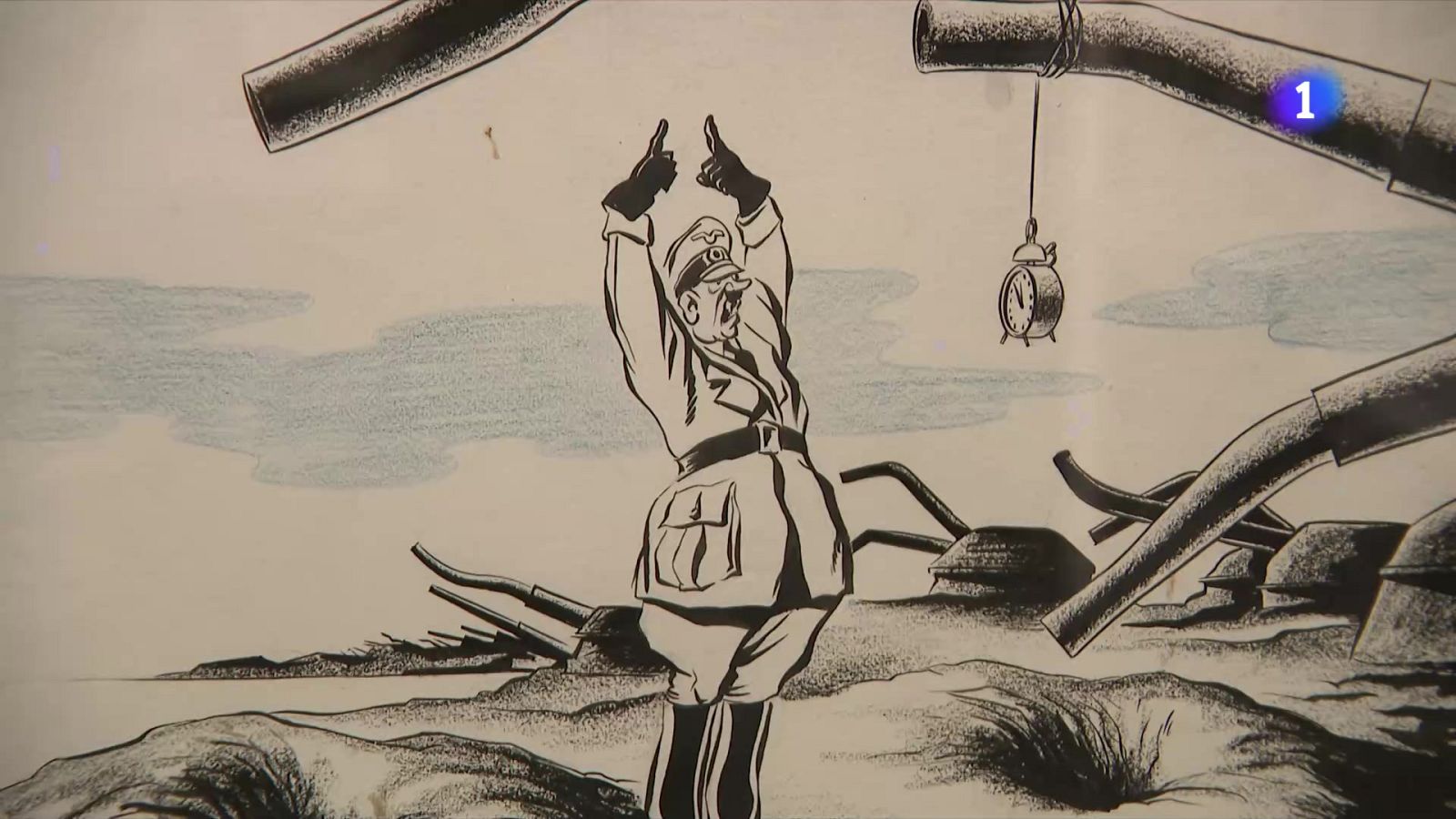 'Tinta contra Hitler': l'horror de la Segona Guerra Mundial en 2.000 caricatures