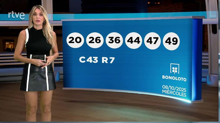 Loterías - Sorteo de la Bonoloto del 08/10/25