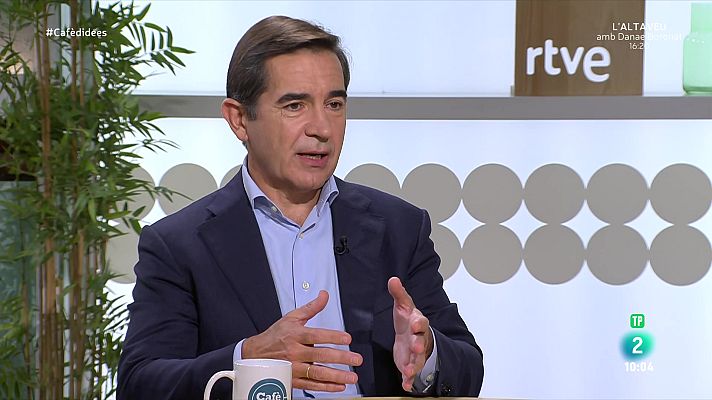Cafè d'idees - Carlos Torres: "L'opa al Sabadell reforça Catalunya i els catalans"