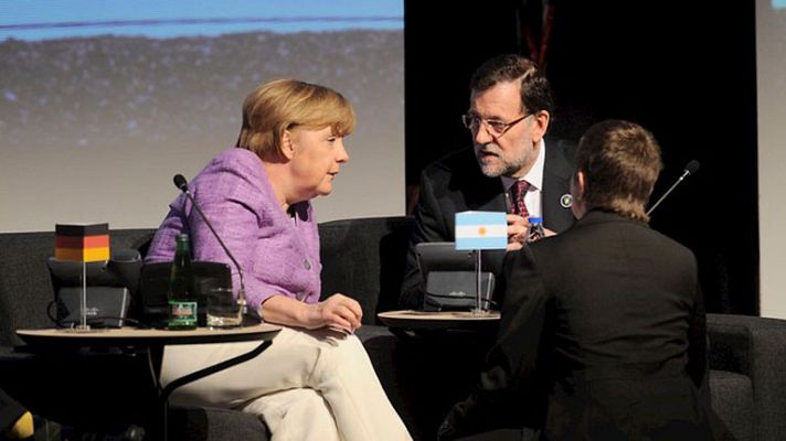 Reunión Rajoy y Merkel