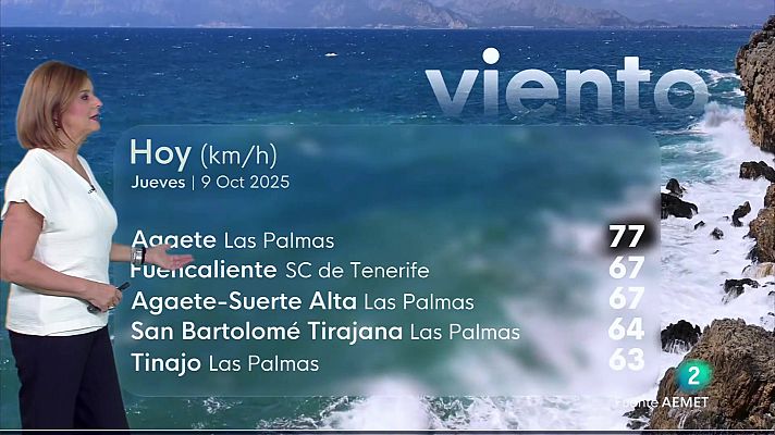 Telecanarias - El tiempo en Canarias - 09/10/2025