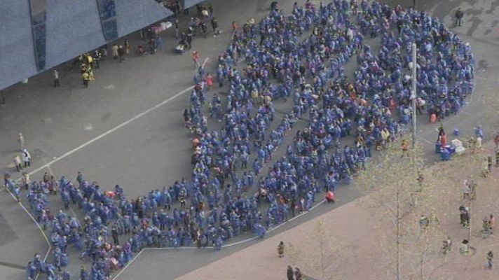 Telediario 1 - Aniversario de una ballena varada