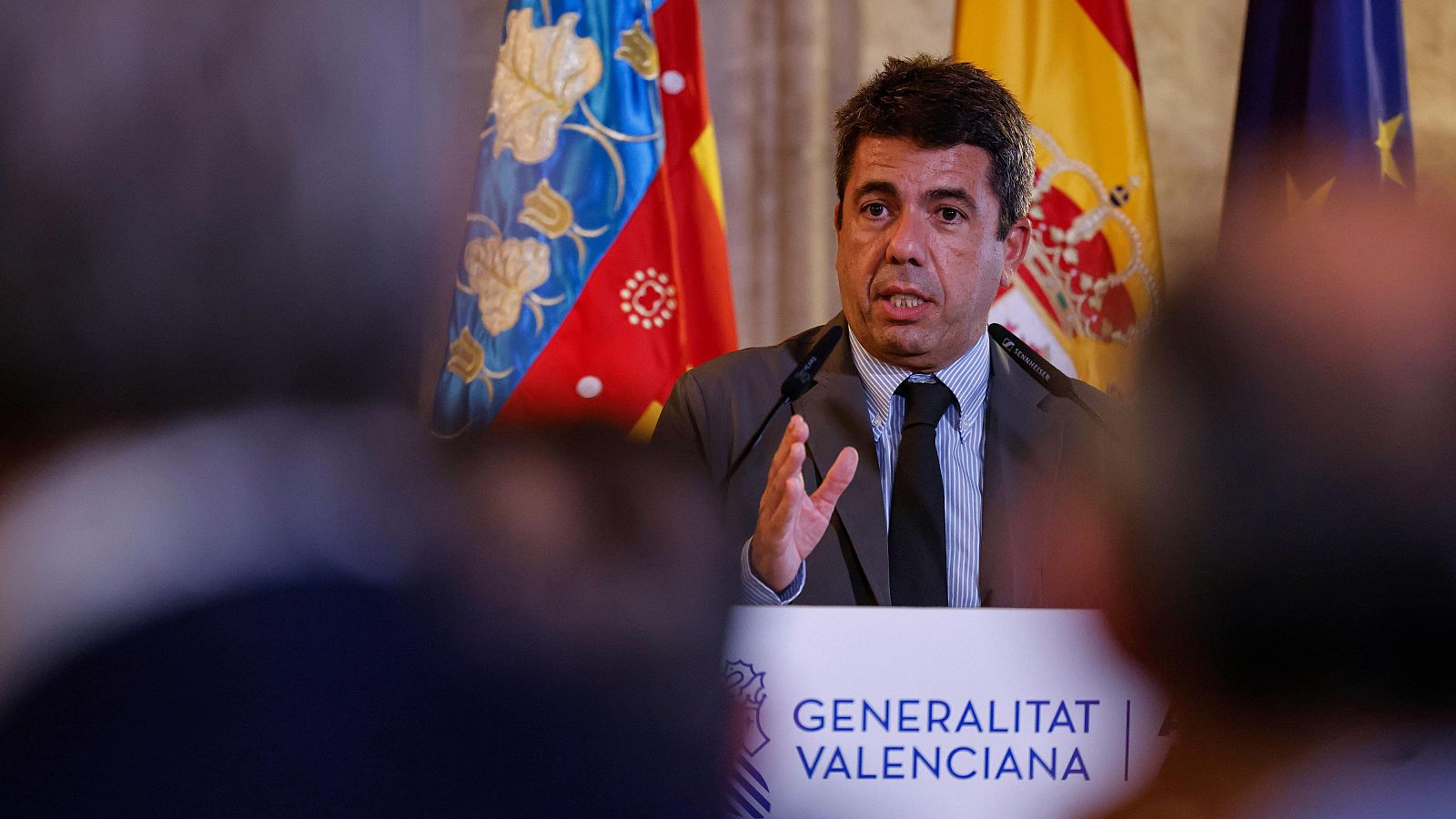 Mazón justifica que mantuviera su agenda el día de la dana - La hora de La 1 | Ver