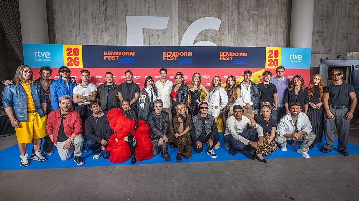  - RTVE presenta a los 18 artistas del Benidorm Fest 2026