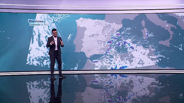 El tiempo - Precipitaciones con acumulados significativos en el sur de la Comunidad Valenciana y este de Murcia