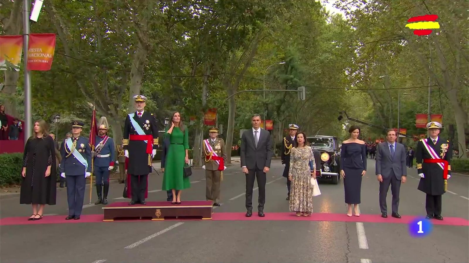 Actes institucionals del 12-O a Madrid