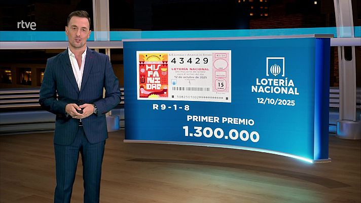 Loterías - Sorteo de la Lotería Nacional del 12/10/2025