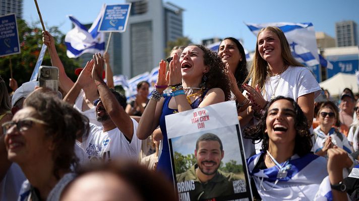 Telediario 1 - Israel y Hamás completan la primera fase del acuerdo de paz: 20 rehenes israelíes vivos por 2.000 presos palestinos