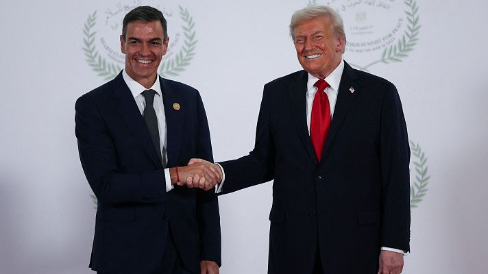 La hora de La 1 - Sánchez, tras su saludo con Trump: "Fue muy cordial, ellos reconocen el crecimiento de la economía española"
