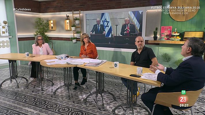 Cafè d'idees - Xavi Domènech i Alberto Fernández, l'acord per Gaza i Cinc Cèntims