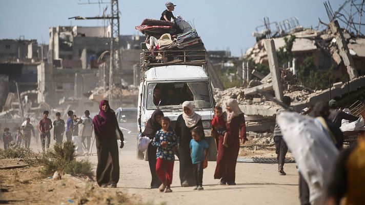 Telediario 1 - Los palestinos viven con incertidumbre el el futuro tras el acuerdo: "Espero que nos de seguridad"