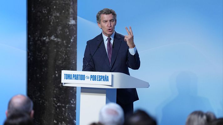 Telediario 1 - El PP endurece su posición en inmigración: "La nacionalidad española no se regala, se merece"