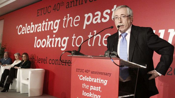 Telediario 1 - Confederación europea de Sindicatos