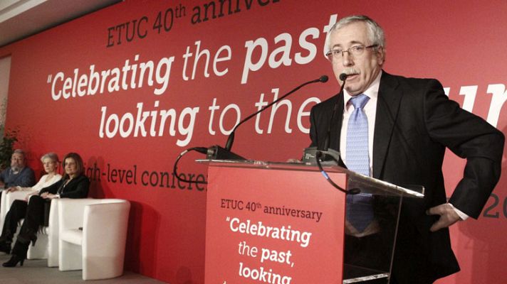 Telediario 1 - Confederación europea de Sindicatos