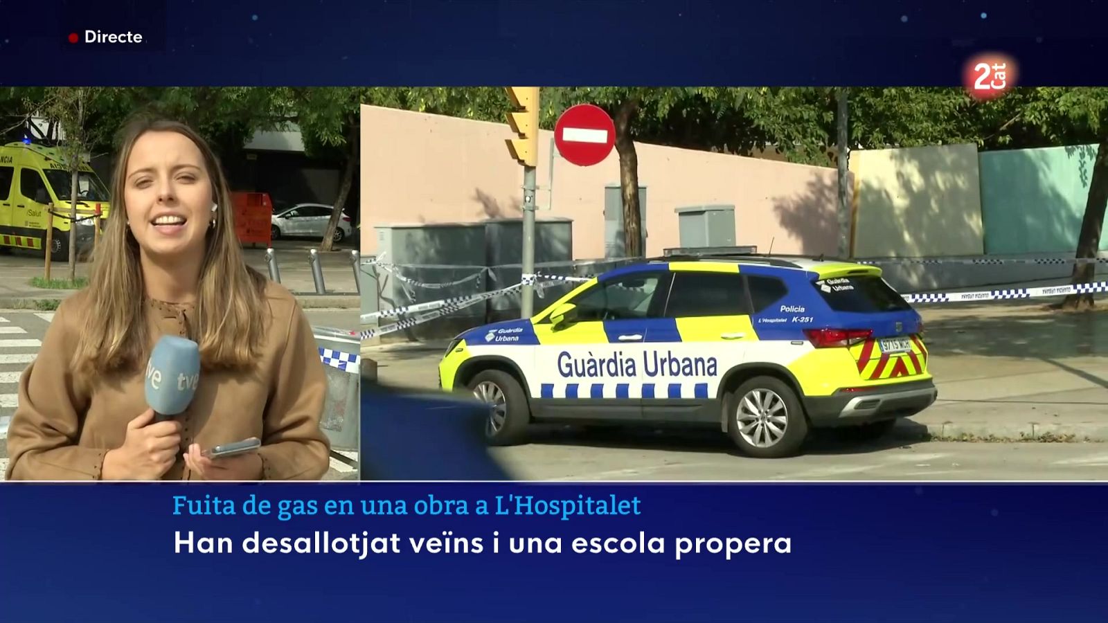 Una fuita de gas desallotja una escola a l’Hospitalet - L'Informatiu | Veure