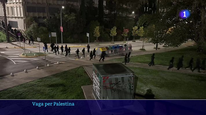 L'Informatiu - Vaga per Palestina: piquets tallen accessos i col·lapsen la mobilitat