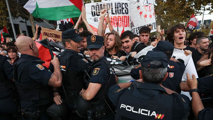 La tarde en 24h - Cargas policiales en la manifestación 'propalestina' en la previa del Valencia Basket - Hapoel de Euroliga