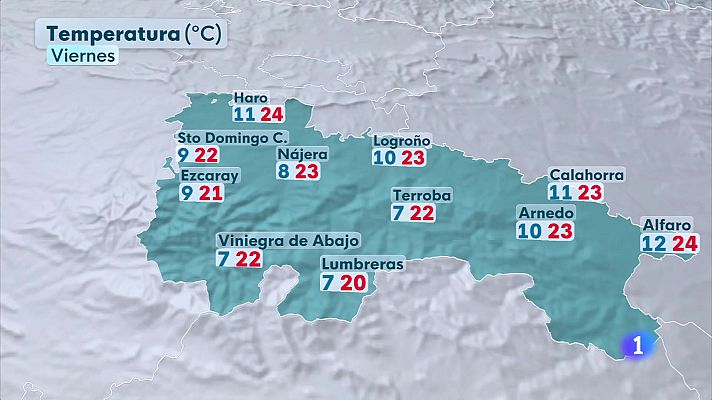 Informativo Telerioja - El tiempo en la rioja - 16-10-2025 - Ver ahora