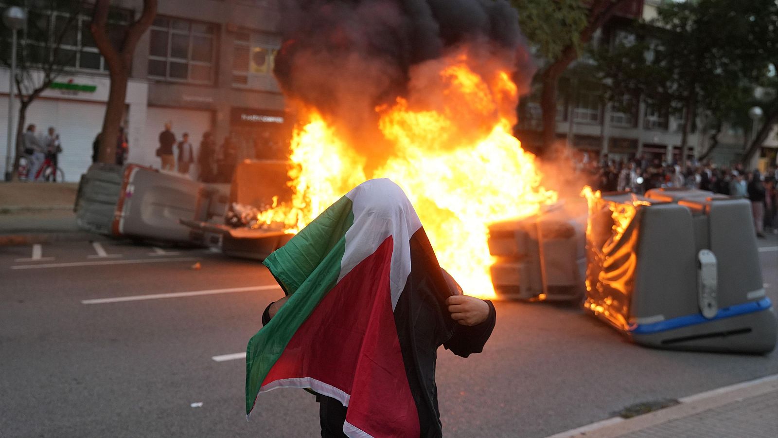 Manifestaciones propalestinas: cargas y disturbios - Mañaneros 360 | Ver