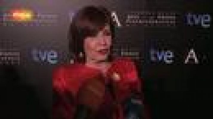 Premios Goya - Concha Velasco, en la alfombra roja de la recepción de finalistas de los Goya