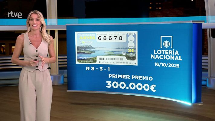 Loterías - Sorteo de la Lotería Nacional, Bonoloto, Primitiva y Jóker del 16/10/2025