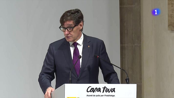 L'Informatiu - Illa i Rodríguez signen l'acord per gestionar els 13.000 habitatges i els 300 solars de la Sareb
