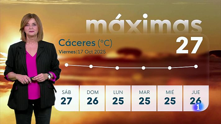 Noticias de Extremadura - El tiempo en Extremadura - 17/10/2025