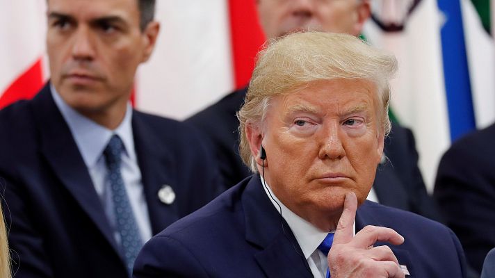 Informativo 24h - Trump insiste en que España merece una "reprimenda" por el gasto en defensa pero reconoce que "depende de la OTAN"