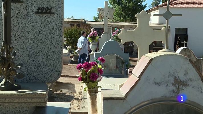 Noticias Andalucía - Exhumación en cementerio de Minas de Riotinto (Huelva)