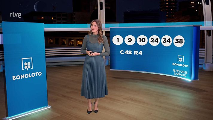 Loterías - Sorteo de la Bonoloto y Primitiva del 18/10/2025