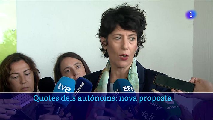 L'Informatiu - El govern frena l'augment de la quota a tots els autònoms