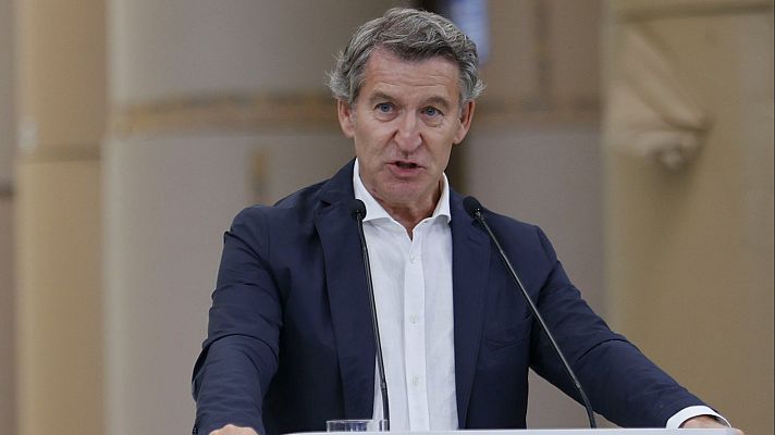 Telediario 1 - El PP apoya crear estadísticas segmentadas entre españoles e inmigrantes