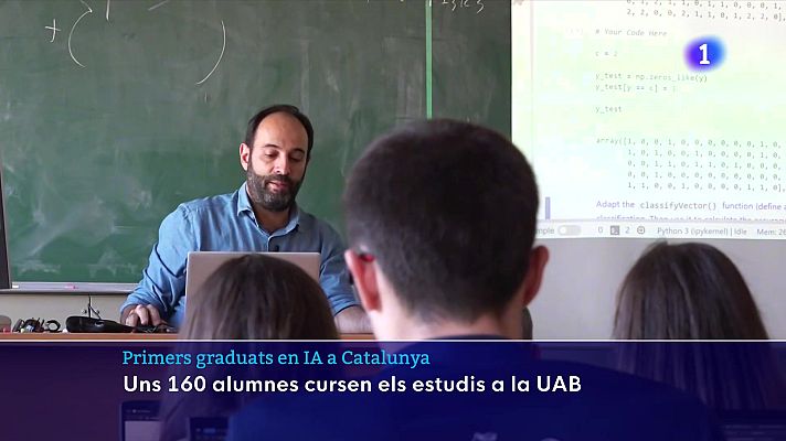 L'Informatiu - L’ocupació dels primers graduats en IA a Catalunya frega el 100%