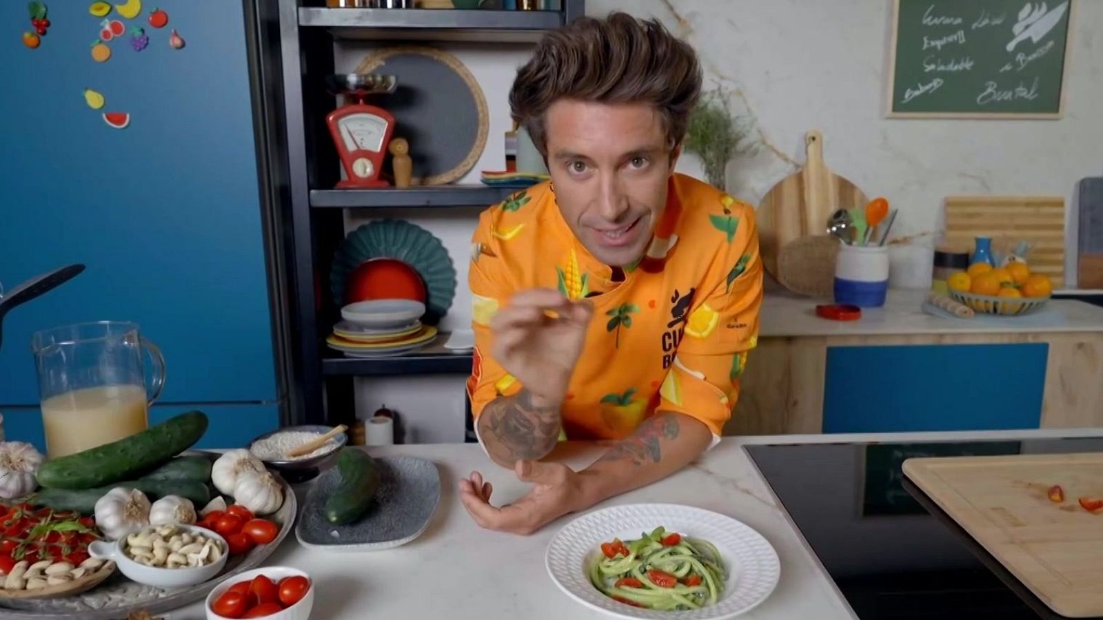 Tallarines de cogombre al pesto - Cuina brutal - Cuina Brutal | Ver