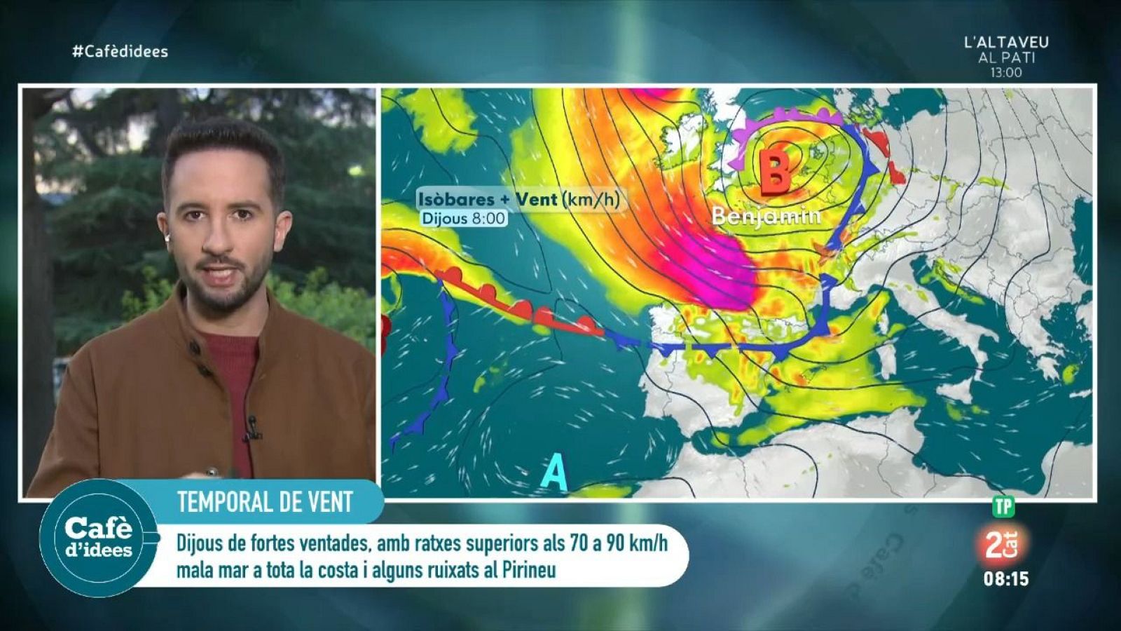 El Temps – Fort temporal de vent, mala mar, abans del retorn de la fresca i la pluja