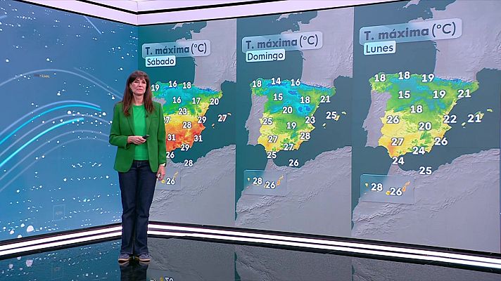 El tiempo - Aumentos en mínimas del tercio sur y litoral mediterráneo, descensos en Baleares y mitad norte peninsular