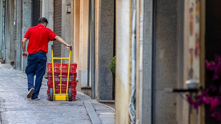 Telediario 1 - El empleo marca nuevo récord, pero sube también el paro