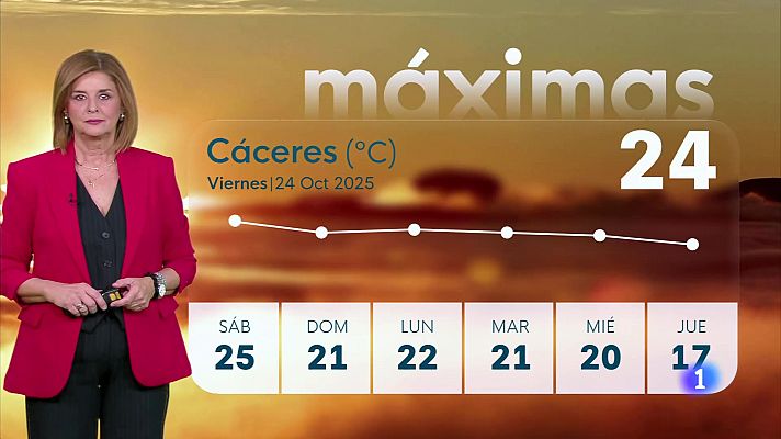 Noticias de Extremadura - El tiempo en Extremadura - 24/10/2025