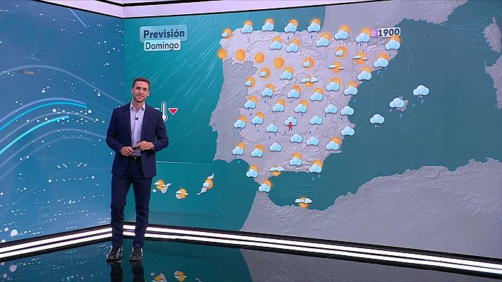 El tiempo - Máximas en ascenso en Andalucía, interior sureste, meseta Norte y Galicia, descenso en el resto y Baleares