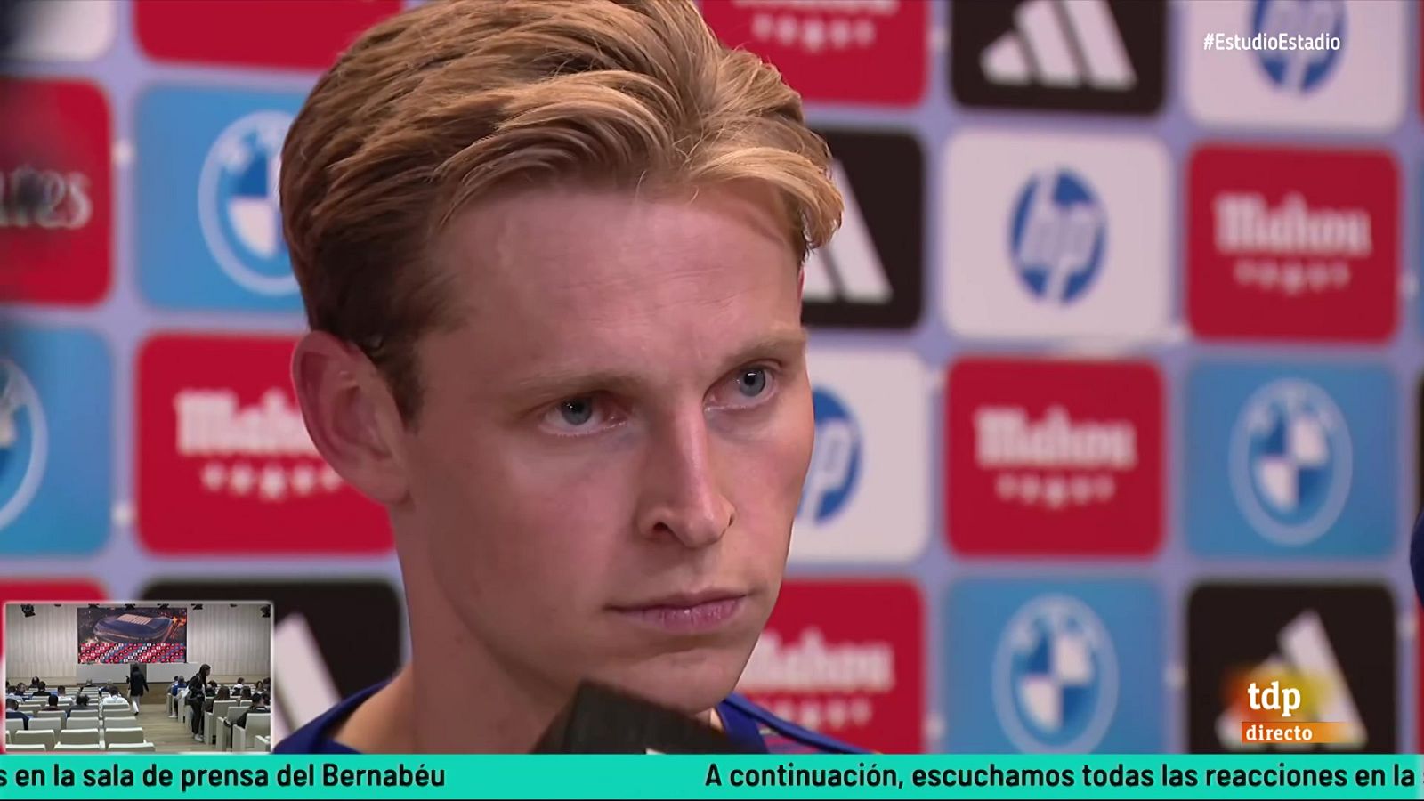 Real Madrid - Barcelona: entrevista a Frenkie de Jong, El clásico - Estudio Estadio | Ver