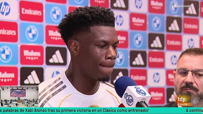 Estudio Estadio - Tchouameni quita hierro al enfado de Vinicius: "Vini ha celebrado el triunfo con todos y con música"