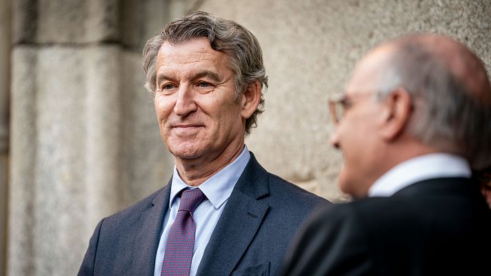 Informativo 24h - Feijóo ve "coherente" el adelanto en Extremadura por la falta de presupuestos y dice que en Aragón habrá que "ver qué ocurre"