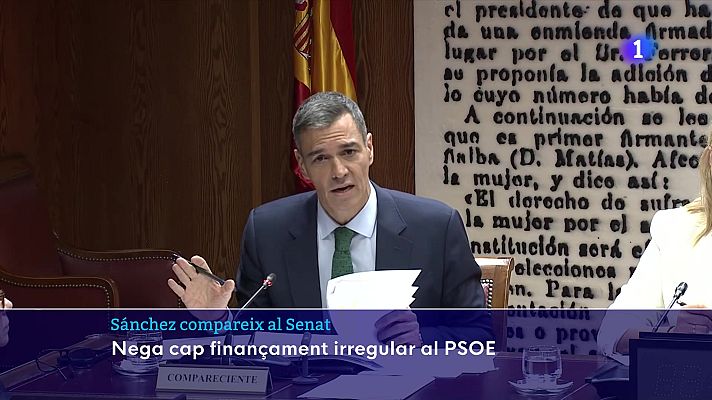 L'Informatiu - Sánchez compareix al Senat pel cas Koldo
