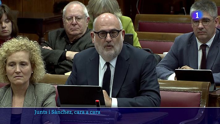 L'Informatiu - Junts s’enfronta a Sánchez per primera vegada després de la ruptura amb el PSOE