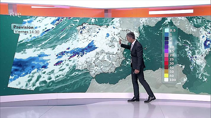 El tiempo - Precipitaciones puntualmente fuertes y acompañadas de tormentas en Baleares