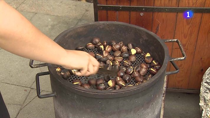 L'Informatiu - Les castanyes s'encareixen enguany per la sequera i els incendis