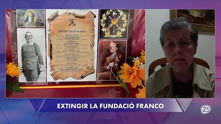 El Vespre - Montserrat Giné: "50 anys després de la mort del dictador, 86 de la guerra… i la Fundació Francisco Franco encara existeix"