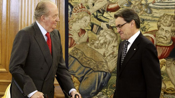 El Rey recibe a Artur Mas